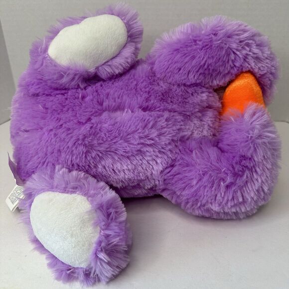 Chrisha Playful Plush, 12" Purple Stuffed Bunny Rabbit w/Carrot 2009 CLEAN - Picture 8 of 11